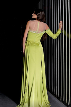 Strapless Gown with Overskirt