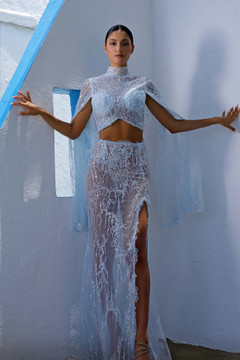 Embellished 2-Piece Gown Embellished 2-Piece Gown