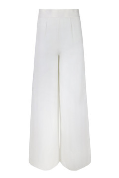 Silk Wide-Leg Pant