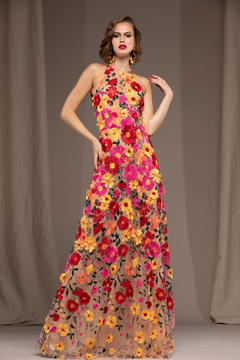 Floral Lace  Gown