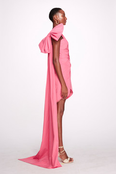 One-Shoulder Taffeta Mini Dress One-Shoulder Taffeta Mini Dress