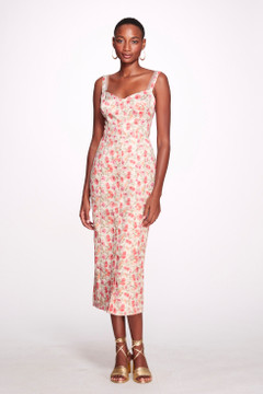 Fleur Button Down Pencil Dress Fleur Button Down Pencil Dress