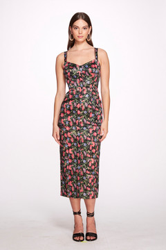 Fleur Button Down Pencil Dress Fleur Button Down Pencil Dress