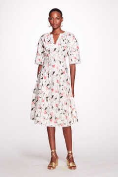 Aster Printed Cotton Poplin Dress Aster Printed Cotton Poplin Dress