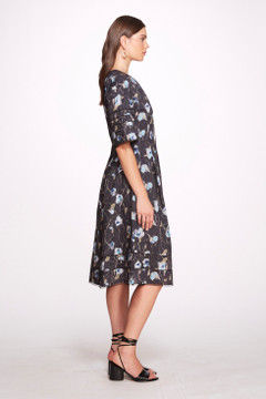 Aster Printed Cotton Poplin  Dress