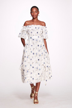 Rosie Off the Shoulder A-Line  Dress