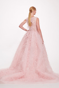 Sleeveless High Low Tulle Ball Gown Sleeveless High Low Tulle Ball Gown