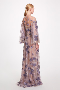 Embroidered Illusion Tulle Gown Embroidered Illusion Tulle Gown