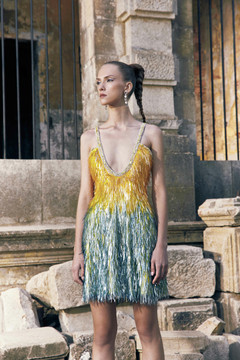 Sequin Shard Cocktail Dress Sequin Shard Cocktail Dress