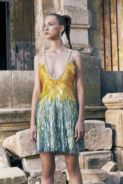 Sequin Shard Cocktail Dress