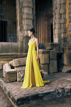 Draped Silk Jumpsuit Draped Silk Jumpsuit