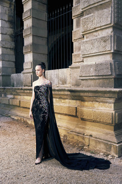 Embroidered Lace Illusion Gown Embroidered Lace Illusion Gown