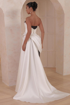 Asymmetrical Draped Gown