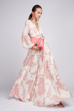 Georgette Paisley Gown