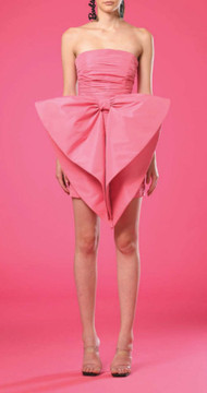 Taffeta Draped Mini Dress Taffeta Draped Mini Dress