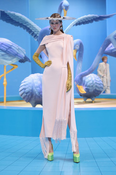 Crepe Dress with Shawl Crepe Dress with Shawl