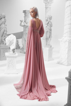 Sheer Paneled Gown Sheer Paneled Gown