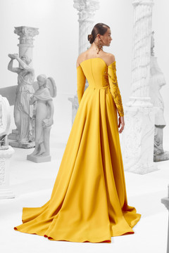 Illusion Long Sleeve Gown Illusion Long Sleeve Gown