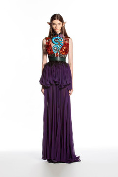 Maxi Snake Dress