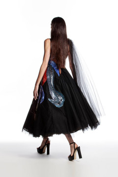 Asymmetrical Beaded Dress Asymmetrical Beaded Dress