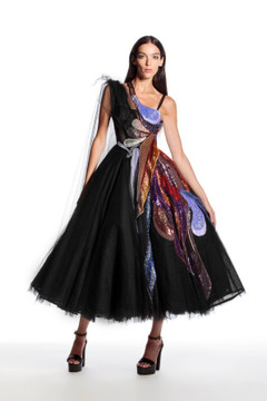 Asymmetrical Beaded Dress Asymmetrical Beaded Dress