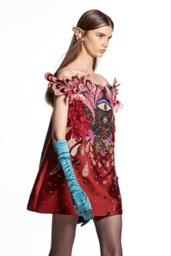 3D Beaded Mini Dress 3D Beaded Mini Dress