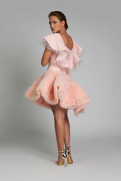 Sleeveless Ruffled Skirt Mini Dress Sleeveless Ruffled Skirt Mini Dress
