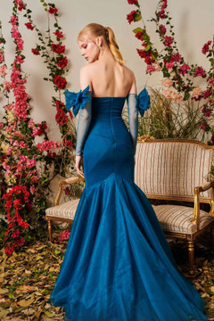 Strapless Fit and Flare Trumpet Gown Strapless Fit and Flare Trumpet Gown
