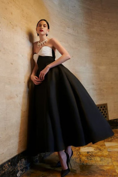 Sweetheart Neck A-Line Midi Dress Sweetheart Neck A-Line Midi Dress