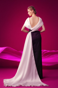 Organza and Taffeta Evening Gown Organza and Taffeta Evening Gown