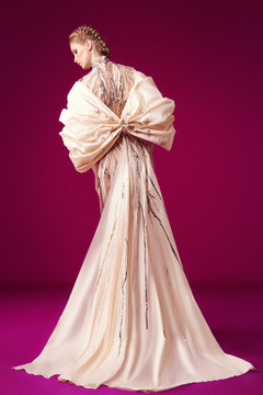 Embroidered High-Neck Gown Embroidered High-Neck Gown