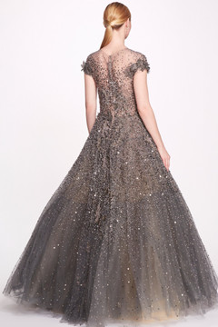 Illusion Tulle Ball Gown Illusion Tulle Ball Gown