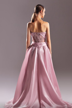 Crystal Lace Shimmered Corset Gown Crystal Lace Shimmered Corset Gown