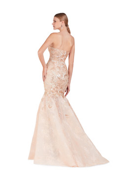 Strapless Fit and Flared Gown Strapless Fit and Flared Gown
