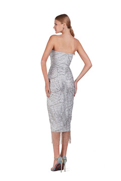 Strapless Embroidered Dress Strapless Embroidered Dress
