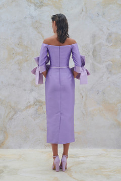 Off Shoulder Bow Sleeve Dress Off Shoulder Bow Sleeve Dress