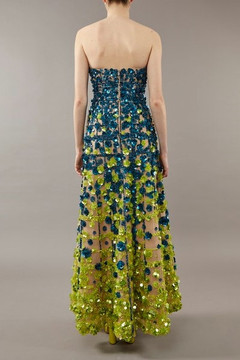 Copy of Ombre 3D Floral Applique Gown