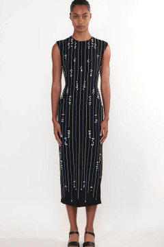Ponte Crystal- Embroidered Dress Ponte Crystal- Embroidered Dress