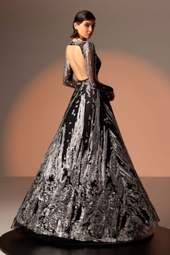 Long Sleeve A-Line Lace Gown Long Sleeve A-Line Lace Gown