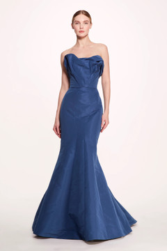 Faille Fit and Flare Gown Faille Fit and Flare Gown