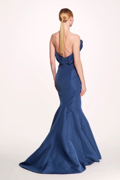 Faille Fit and Flare Gown Faille Fit and Flare Gown