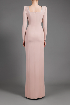 Shimmery Lurex Optical illusion Slit Gown Shimmery Lurex Optical illusion Slit Gown