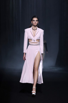 Cropped Crêpe Jacket and Skirt Cropped Crêpe Jacket and Skirt