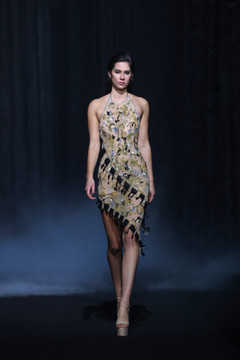 Layered Beaded Tulle Dress Layered Beaded Tulle Dress