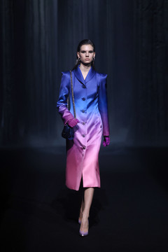 Printed Satin Coat Printed Satin Coat