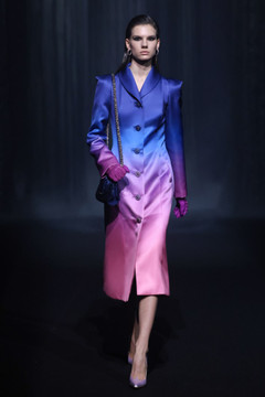 Printed Satin Coat Printed Satin Coat