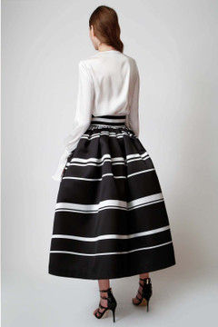 Long Sleeve Shirt with Midi Skirt Long Sleeve Shirt with Midi Skirt