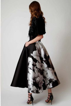 Embellished Top with Midi Skirt Embellished Top with Midi Skirt