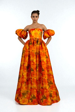 Silk Twill Gown Silk Twill Gown