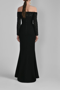 Canton Crepe Mermaid Gown Canton Crepe Mermaid Gown